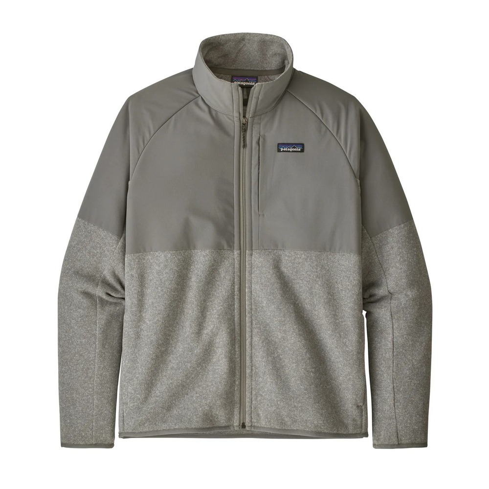 Patagonia Mens Better Sweater Shelled Jacket L Feather Grey Full Zip Gorpcore